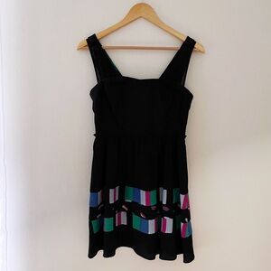 BCBGeneration LBD with Sheer Straps